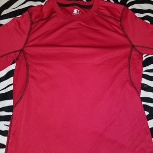 Red longsleeve fitwear